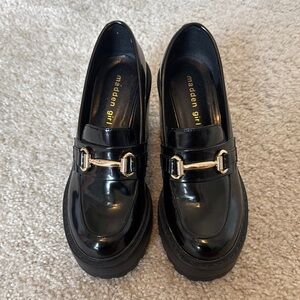 Madden Girl Black Loafers